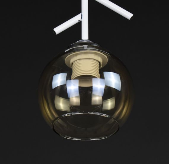 Люстра стельова на 1 лампочку 27805 Білий 26х13х13 см. | Зображення 2