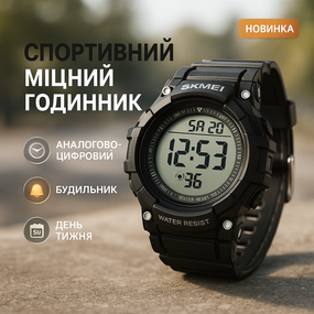 Повсякденний спортивний годинник, Водонепроникний годинник для риболовлі армійський для ЗСУ WR-29