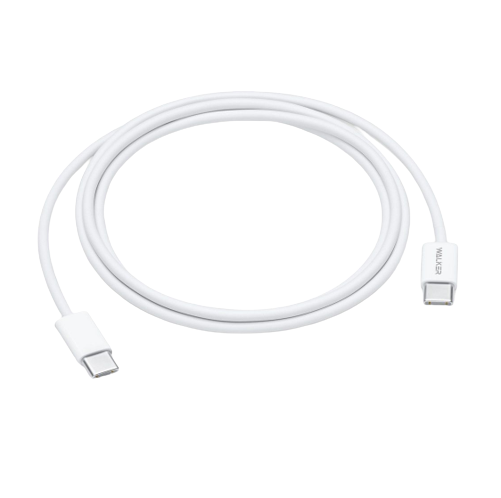 Кабель USB PD Type-C/Type-C WALKER C850 1м білий