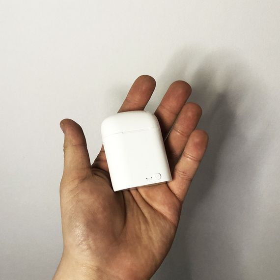 Бездротові Bluetooth навушники i7 mini TWS Stereo з боксом для зарядки. Колір білий | Зображення 9