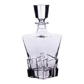 Декантер для виски 1 литр стеклянный под виски 11×11×28 см г с пробкой HP-19-32