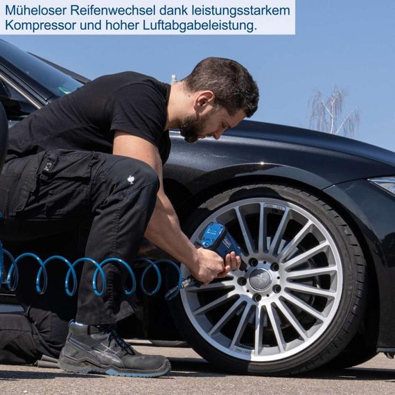 Компрессор высокого давления поршневой масляный Scheppach HC550TC (100 л, 350 л/мин, 3.0 кВт, 380-400 В) | Зображення 2