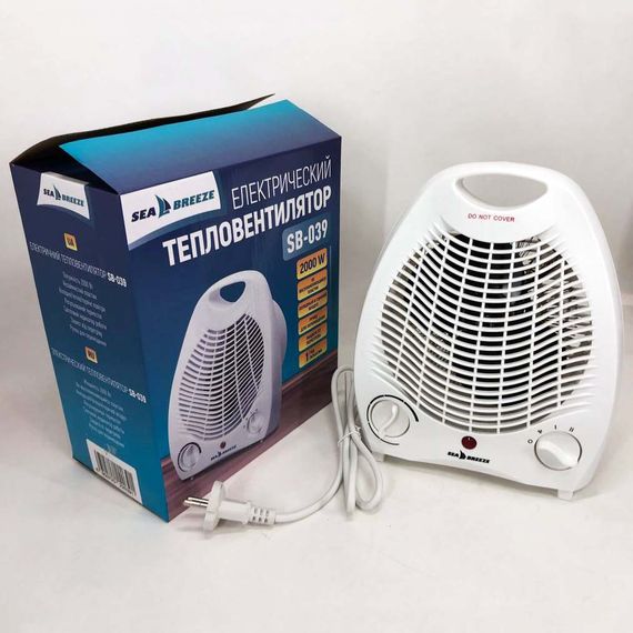 Тепловентилятор комнатный Sea Breeze SB-039 QG-455 2000 Вт