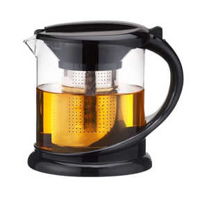 Заварник 1000мл зі з'ємним ситечком скло/нержавіюча сталь 0781M KAMILLE