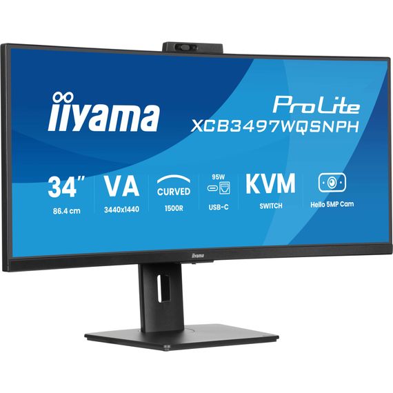Монитор iiyama XCB3497WQSNPH-B1 | Зображення 1