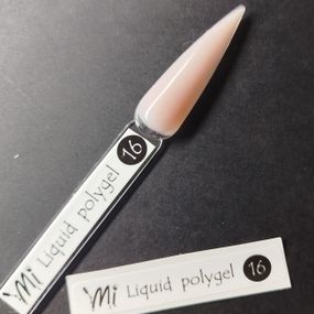 Наклейка на типсу (палитру) для жидкого полигеля Mi Color №16 (9 x 55 мм)