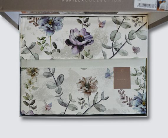 Постельное белье Pupilla Digital Satin 200 х 220 см Dream Ekru | Зображення 1