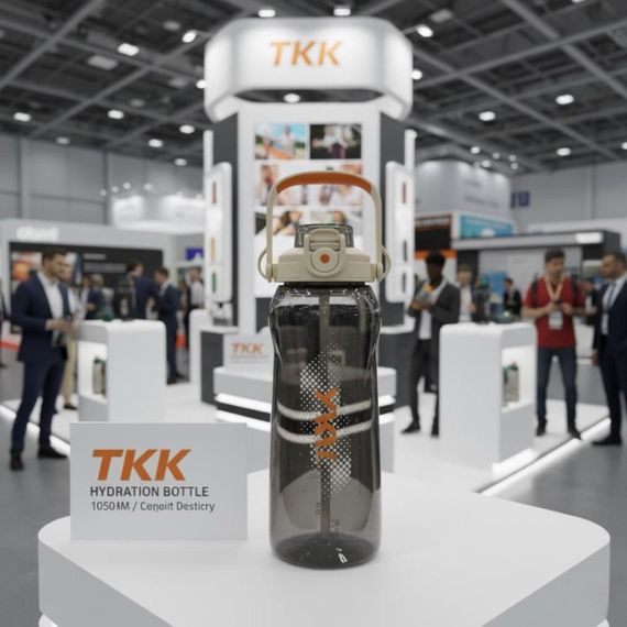 Пляшка TKK 2000 мл — Біла Tritan BPA-free, ударостійка, спортивна з практичним ремінцем | Зображення 7