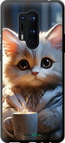 Чохол на OnePlus 8 Pro Білий кіт "5646b-1896-2448"
