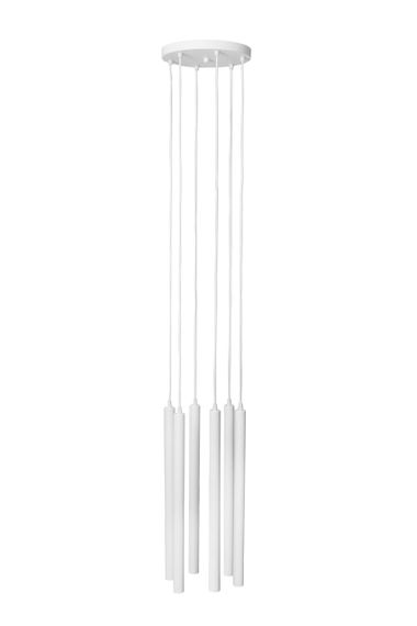 Світильник MSK Electric Beatrice підвісний на круглій основі NL 3045-6R WH | Зображення 1