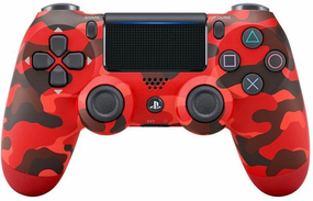 Багатофункціональний джойстик DualShock 4 для Sony PS4 V2 Червоний камуфляж Bluetooth NEW З ЛОГОТИПОМ