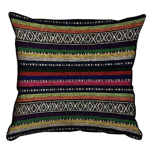 Подушка с мешковины Вязанный орнамент 45x45 см (45PHB_15NGETN051_SE)