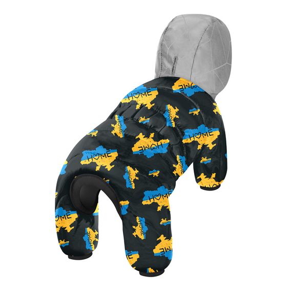 Комбінезон для собак WAUDOG Clothes малюнок "Дім", M35, В 59-62 см, С 37-40 см