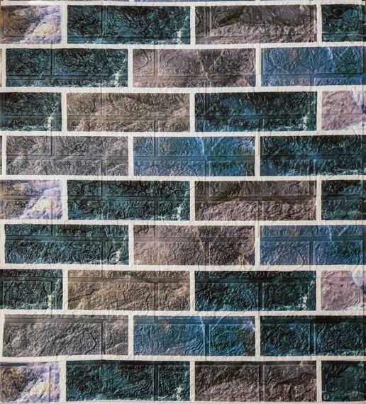 Самоклеюча декоративна 3D панель цегла кашемір Loft Expert 700x770x5 мм