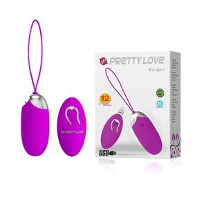 Віброяйце - Pretty Love Berger Vibrating Egg Purple Sex Aura