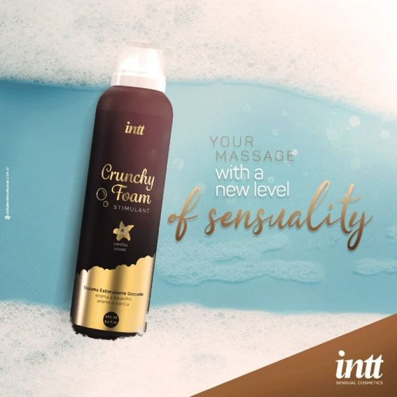 Масажна піна Intt Crunchy Foam Vanilla, 100 мл | Зображення 3