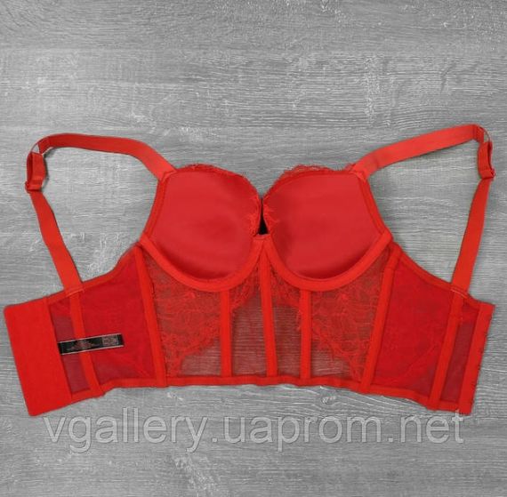Жіночий мереживний корсет Victoria`s Secret зі стразами, Корсет Вікторія Сикрет Стрази, Корсет жіночий | Зображення 5