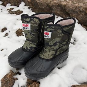 Гумові чоботи спеціальні Размер 44 (28см), Чоботи гумові чоловічі хакі, Гумові чоботи MD-267 для лісу