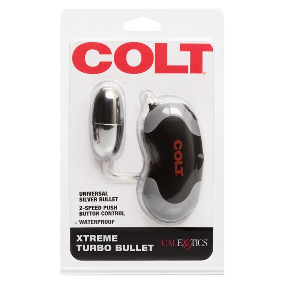 Віброяйце з дротовим пультом COLT Xtreme, сріблястий, 5,7 × 2,5 см Sex Aura | Зображення 1