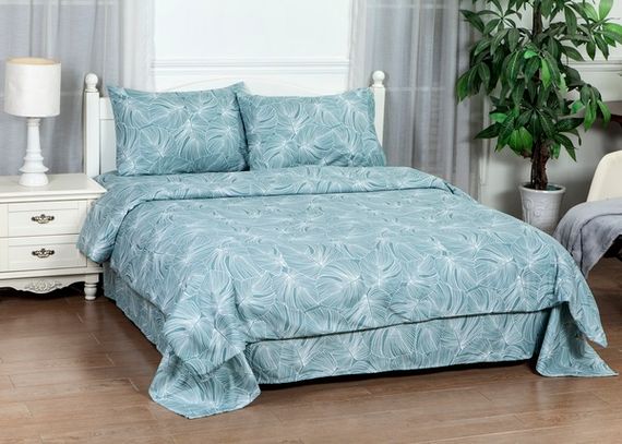 Комплект постільної білизни Soho Двоспальний 180х220 см Flora Green