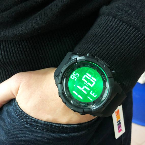 Спортивні годинники чоловічі водонепроникні SKMEI 1845BK, Кращі тактичні годинники YZ-15 | Зображення 2