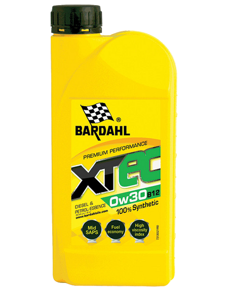 Моторна олива BARDAHL XTEC 0W30 LL 1л. ACEA C3, VW 504.00/507.00, BMW Longlife-04, MB 229.31/229.51/229.52, Porsche C30