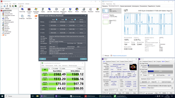 Неттоп HP t740 Thin Client USFF / AMD Ryzen V1756B (4 (8) ядра по 3.25 - 3.6 GHz) (аналог i7-7700T) / 8 GB DDR4 / 256 GB SSD M.2 / AMD Radeon RX Vega 8 Graphics / Win 10 Pro б/у | Зображення 4