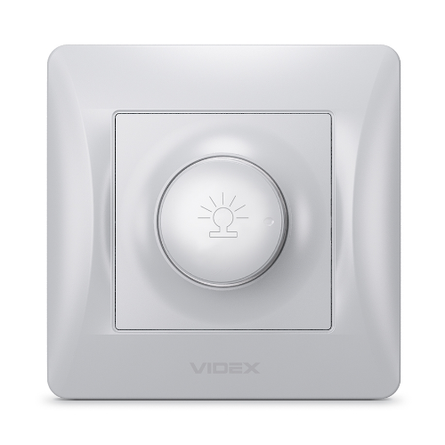 BINERA срібний шовк Вимикач диммерний Videx | Зображення 4