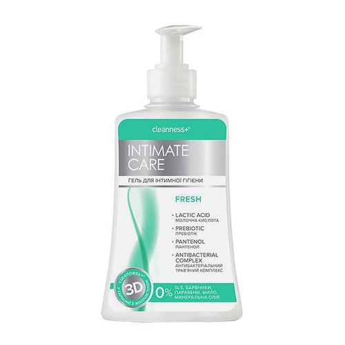 Гель для інтимної гігієни 310мл бактерицидний Intimate care Cleanness+