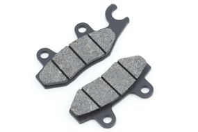 Колодки тормозные (диск)   4T GY6 50-150   (RACE/STORM, ухо в право, черные)   ZUNA