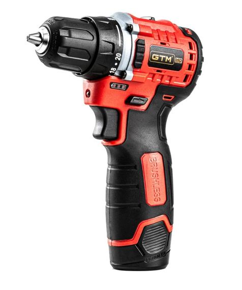 Акумуляторний безщітковий шурупокрут GTM DS12/38BL + 2 АКБ і ЗП у кейсі (DS12/38BL) | Зображення 2