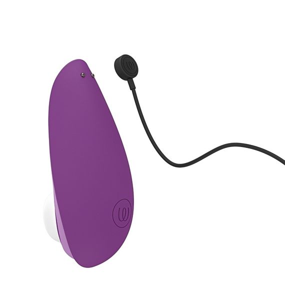 Вакуумний стимулятор клітора Womanizer Liberty 2 Dark Purple, фіолетовий Sex Aura | Зображення 5