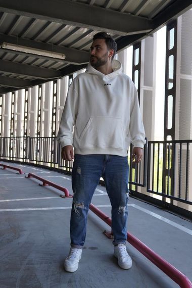 Худі з мерчем ДТФ (оверсайз) | Зображення 4