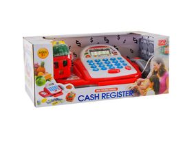 Касовий апарат 6300, калькулятор, сканер, звук, світло, продукти, монети, в коробці (6966576051843)