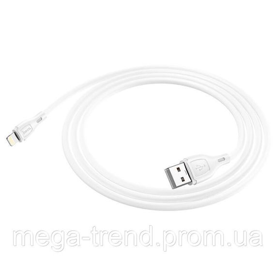 Кабель Hoco Lightning Ultimate silicone charging data cable X61 |1m, 2.4A| | Зображення 2