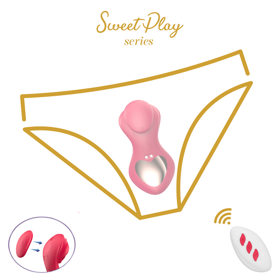 Вібратор - Erospace Sweet Play Panty Vibrator With Remote Control A1 Sex Aura | Зображення 4