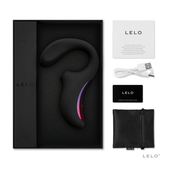 Кліторально-вагінальний звуковий стимулятор LELO Enigma Cruise Black | Зображення 8