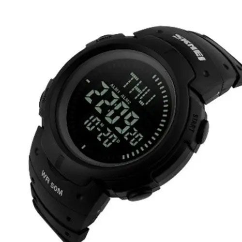 Військовий тактичний годинник SKMEI 1231BK | Годинник спортивний | Годинник HI-838 для військовослужбовців | Зображення 1