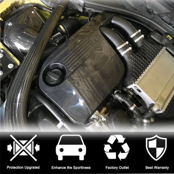Крышка двигателя (для F80, Карбон) для BMW 3 серия F-30/31/34 2012-2019 гг | Зображення 1