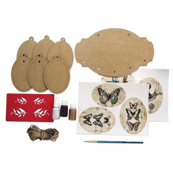 Набір для створення настінної підвіски "Botanical World" FDCKW-057 | Зображення 1