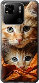 Чохол на Xiaomi Redmi 10A Котики 2 із силікону FCh_008285