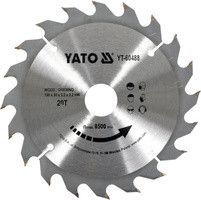 Диск пиляльний победітовий по дереву 185х20мм 18 зубів YATO YT-6063