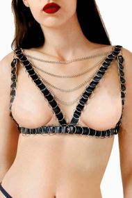 Портупея с кольцами Art of Sex Geneva XS/S/M Черная