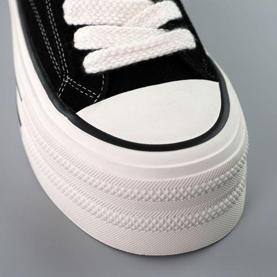 Кеди жіночі 591722 Чорні 36 37 38 39 40 | Зображення 3