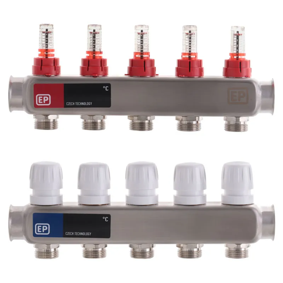 Коллекторный блок с расxомерами Europroduct EP.S1110-05 1 "x5 (EP4981)