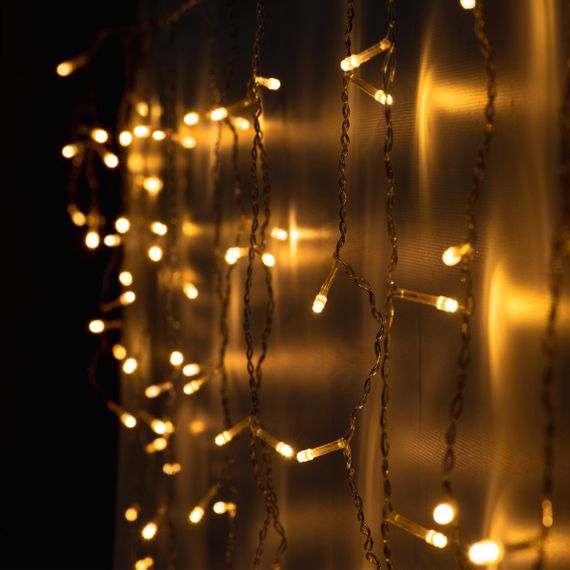 Электрическая гирлянда YES Бахрома 974846 2 м 84 LED тепло-белая | Зображення 1