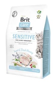 Корм Brit Care Cat Grain Free Sensitive Insect & Fresh Herring сухой гипоаллергенный беззерновой для взрослых котов 0.4 кг