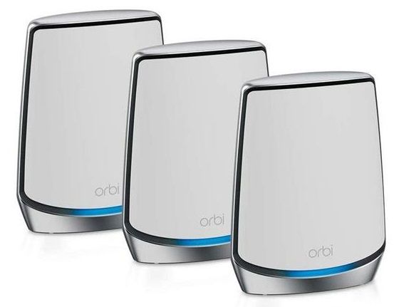 Система WiFi-Mesh NETGEAR Orbi RBK853 AX6000, 3мод, білий (RBK853-100EUS)