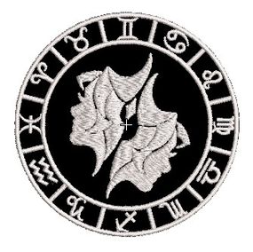 Шеврон знак зодіаку БЛИЗЕЦІ