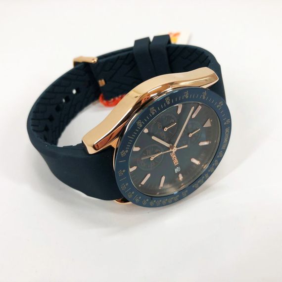 Годинник наручний чоловічий SKMEI 9253PRGBU, чоловічий годинник стильний годинник на руку, якісний чоловічий годинник | Зображення 6